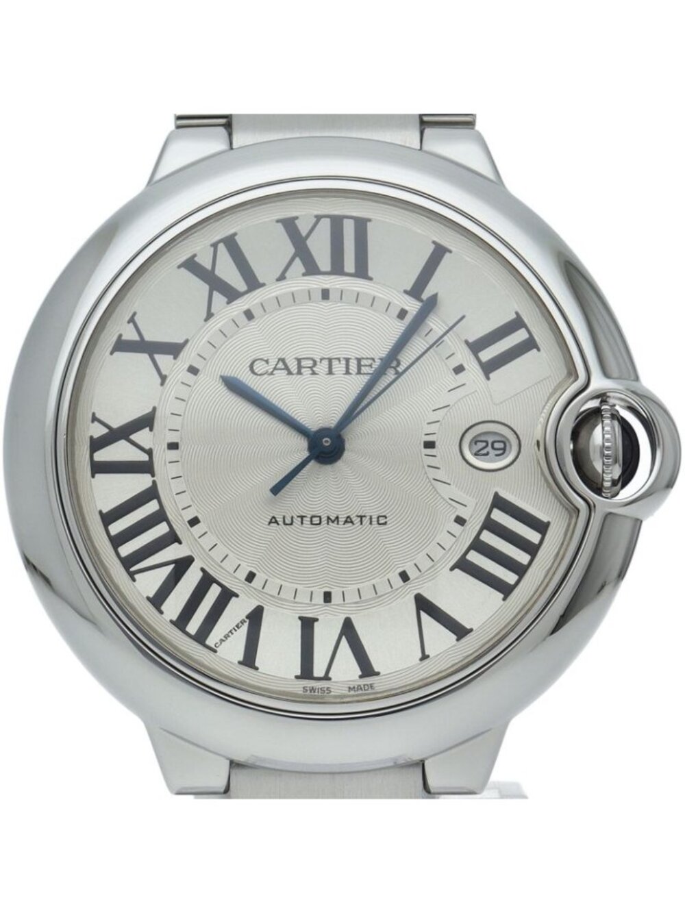 Cartier Ballon Bleu LM Watch 42 Auto SS Silver